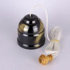 Ceiling Switch (250V 10A) White Cord & Antique Brass Cover