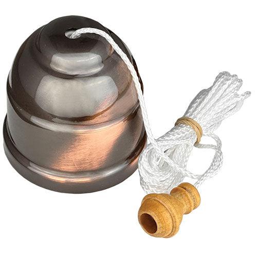 Ceiling Switch (250V 10A) White Cord & Florentine Bronze Cover