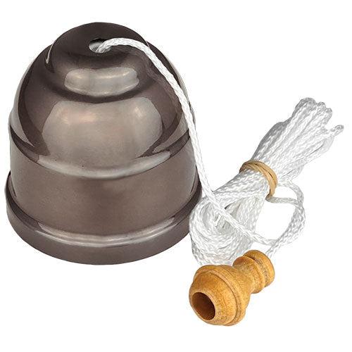 Ceiling Switch (250V 10A) White Cord & Non Relieved Bronze Cover