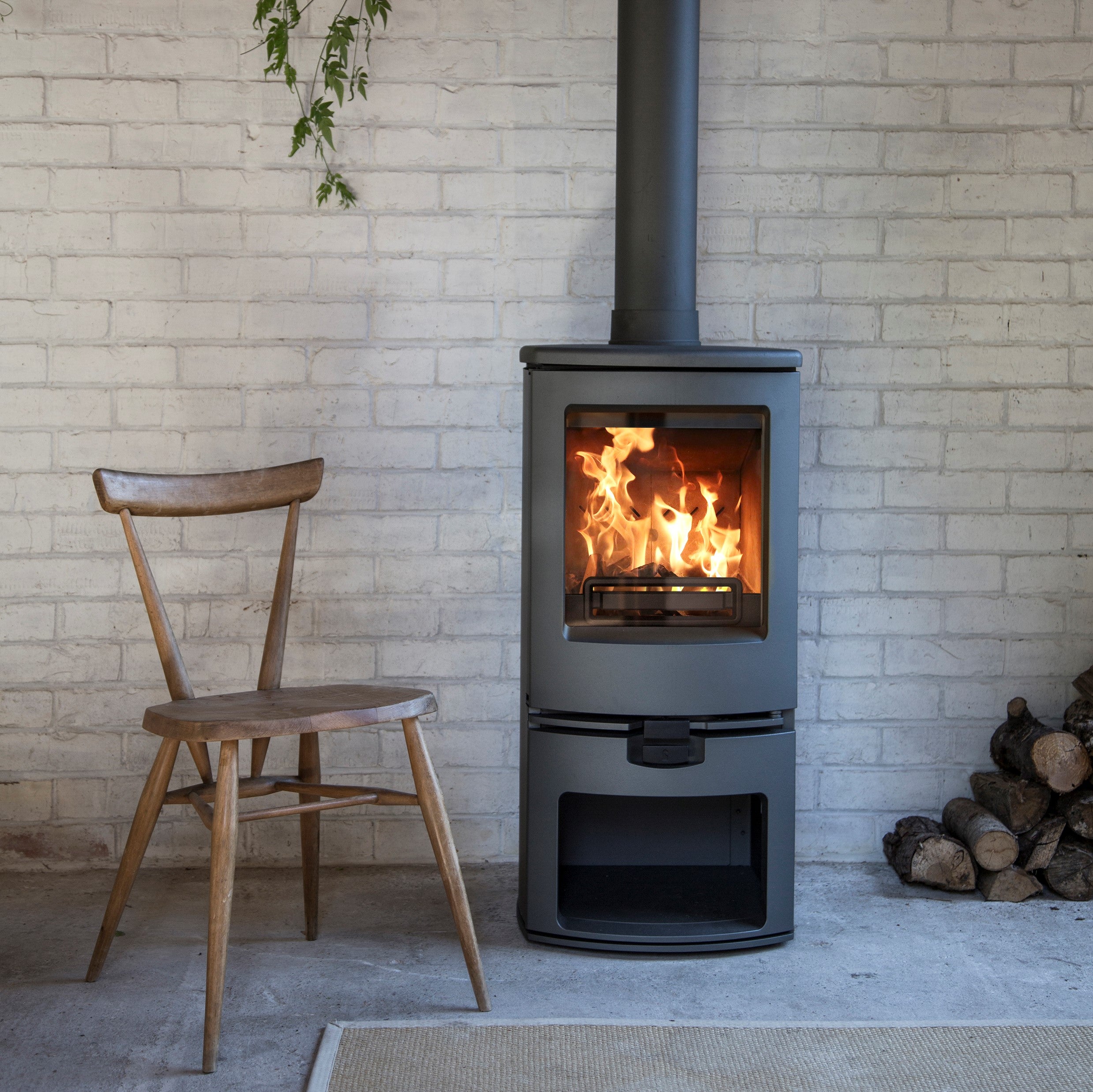 Charnwood Arc 7 Store Stand Freestanding Wood Fireplace