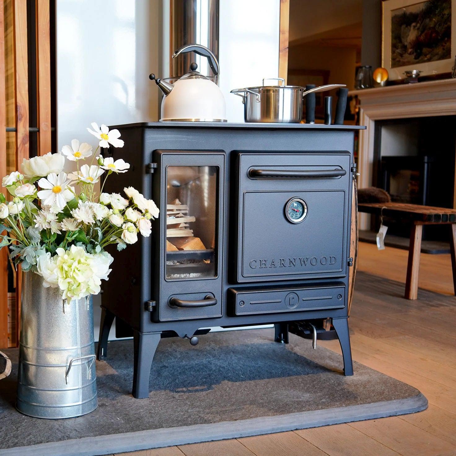 Charnwood Haven Legs Wood Stove Oven