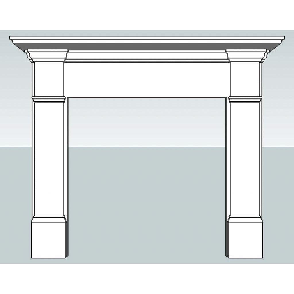 Colonial Mdf Mantle