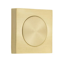 Iver Blank Rose Square Brushed Gold PVD