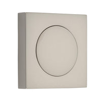 Iver Blank Rose Square Satin Nickel