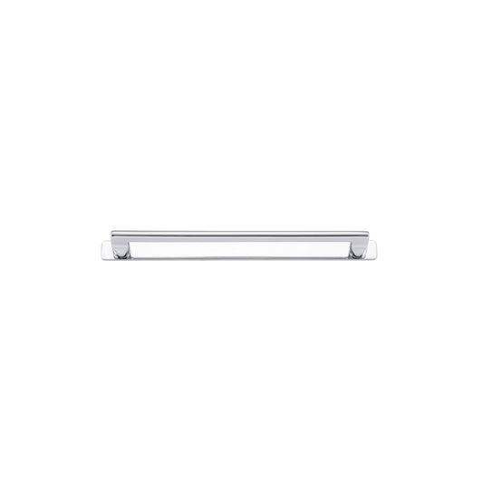 Iver Cabinet Pull Baltimore Polished Chrome CTC256mm With Backplate