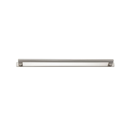 Iver Cabinet Pull Baltimore Satin Nickel CTC450mm With Backplate