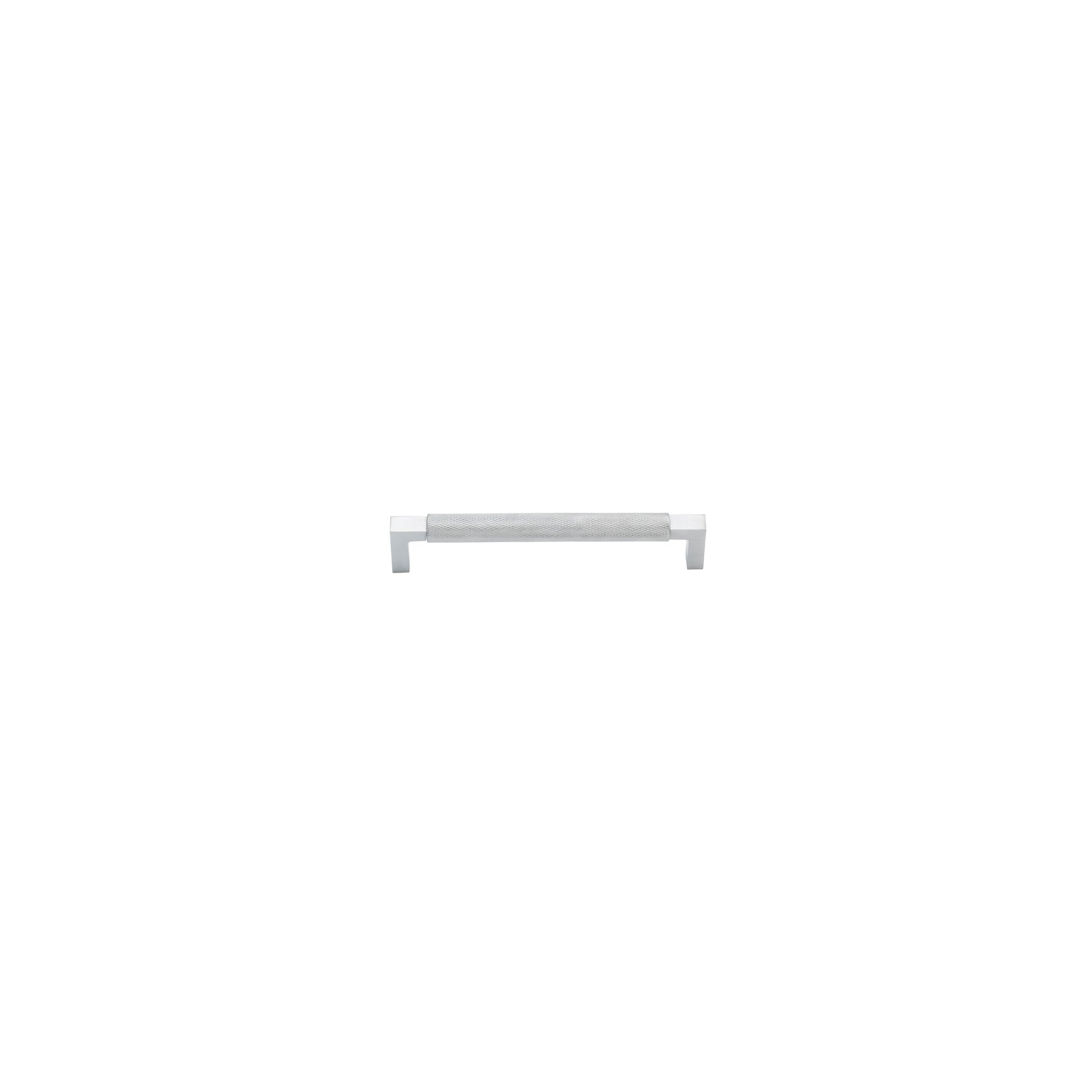 Iver Cabinet Pull Brunswick Knurled Brushed Chrome CTC160mm