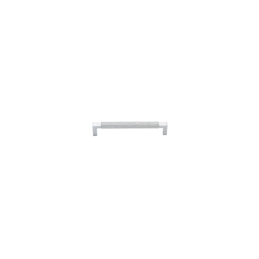 Iver Cabinet Pull Brunswick Knurled Brushed Chrome CTC160mm