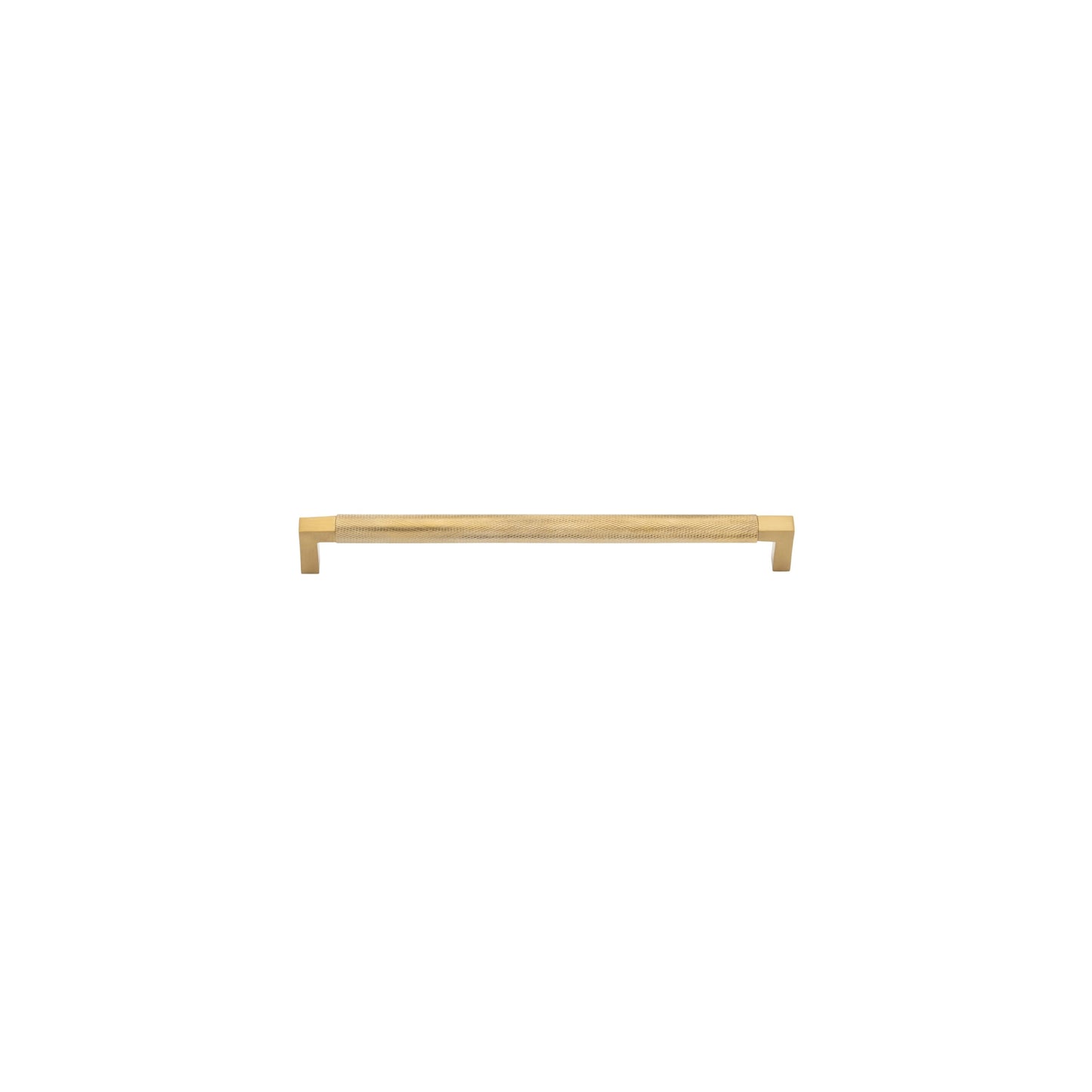 Iver Cabinet Pull Brunswick Knurled Brushed Gold PVD CTC256mm