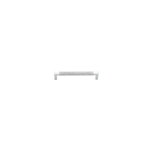 Iver Cabinet Pull Brunswick Knurled Polished Chrome CTC160mm