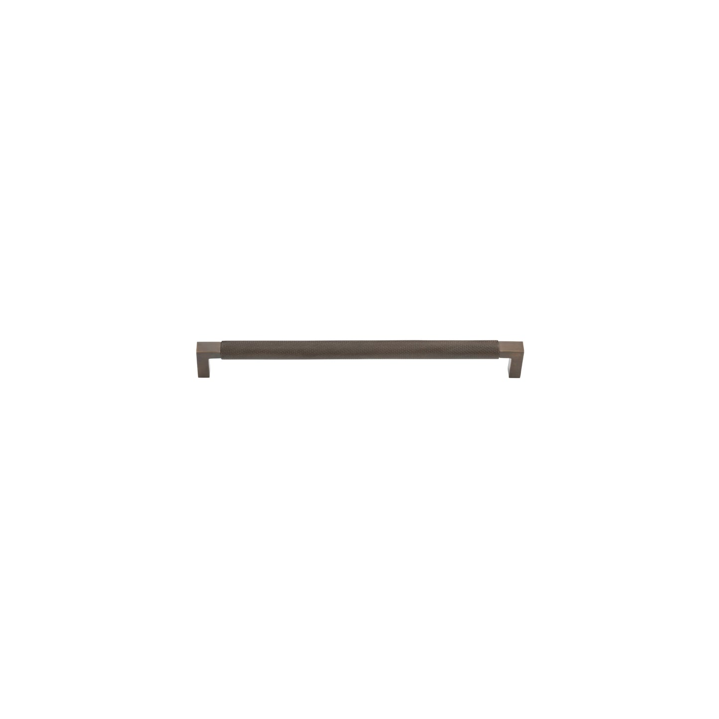 Iver Cabinet Pull Brunswick Knurled Signature Brass CTC256mm
