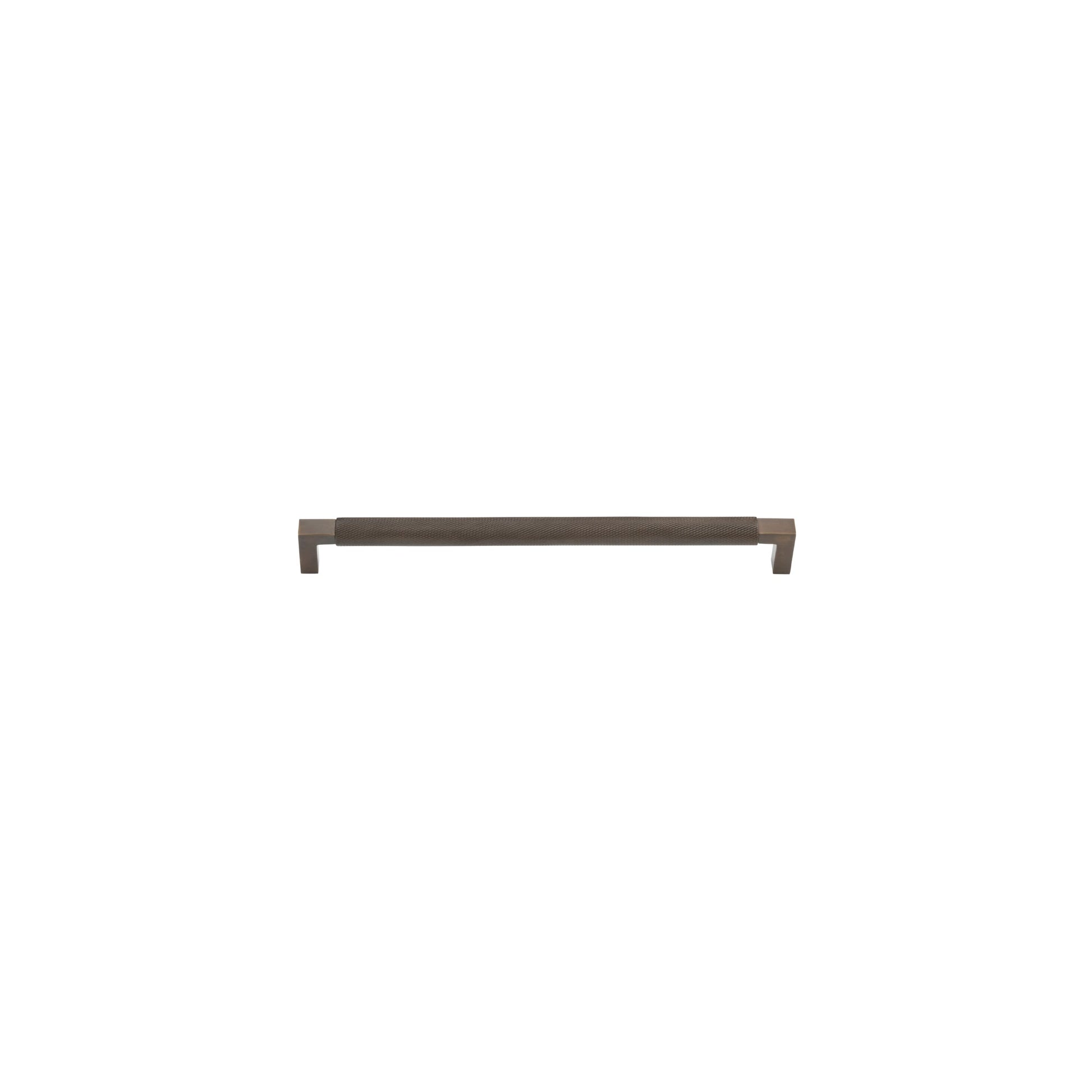 Iver Cabinet Pull Brunswick Knurled Signature Brass CTC256mm