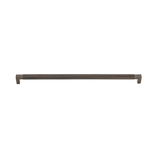 Iver Cabinet Pull Brunswick Knurled Signature Brass CTC450mm