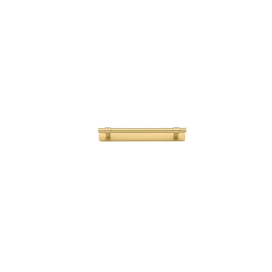 Iver Cabinet Pull Helsinki Brushed Gold PVD CTC160mm With Backplate
