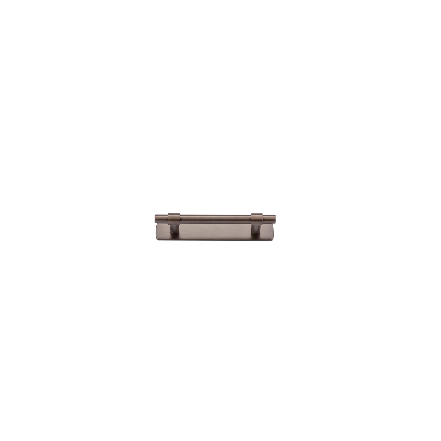 Iver Cabinet Pull Helsinki Signature Brass CTC96mm With Backplate