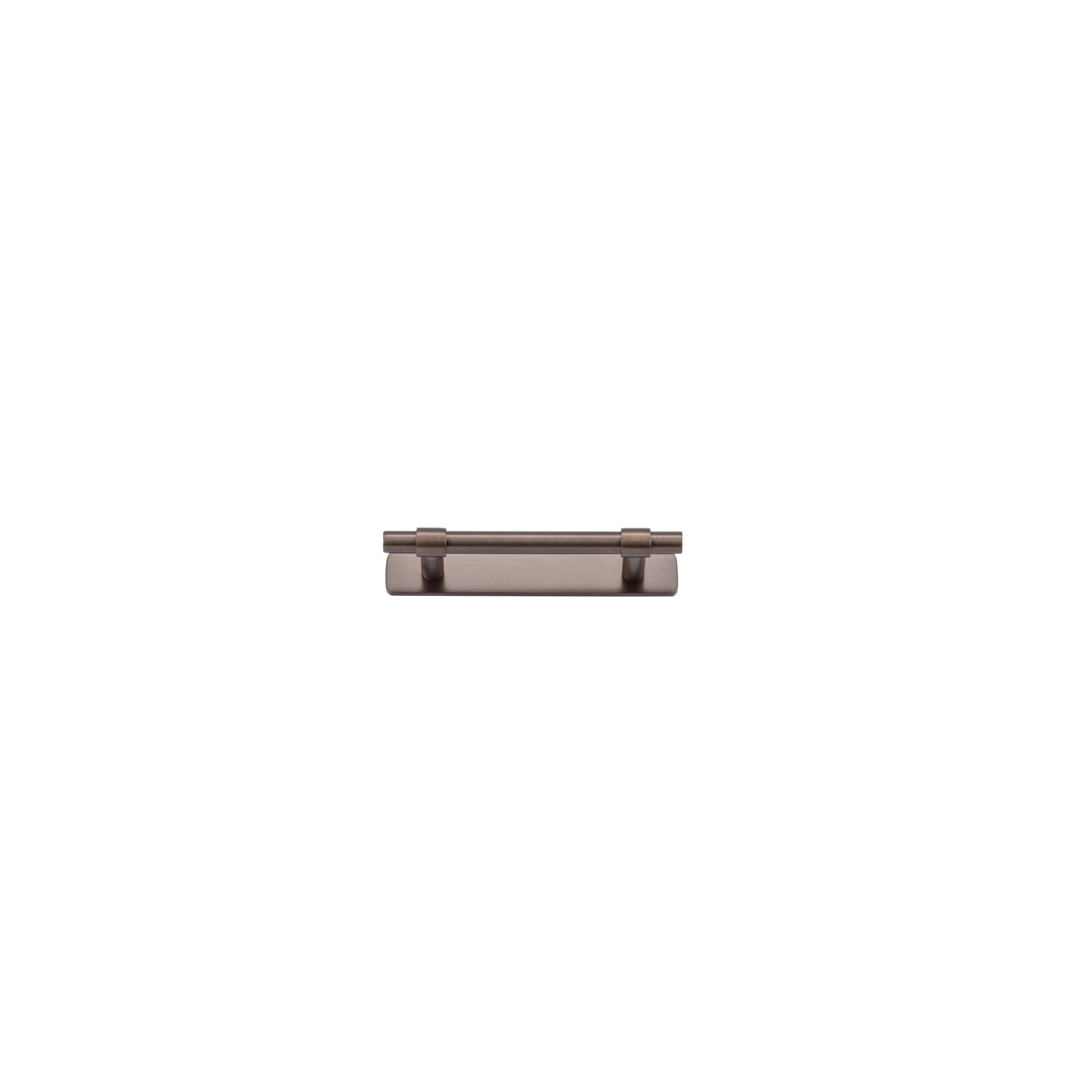 Iver Cabinet Pull Helsinki Signature Brass CTC96mm With Backplate