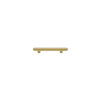 Iver Cabinet Pull Puerto Brushed Gold PVD CTC128mm