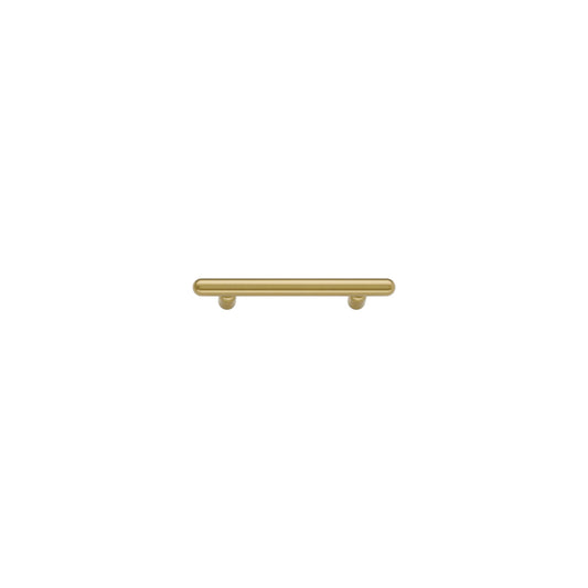 Iver Cabinet Pull Puerto Brushed Gold PVD CTC128mm