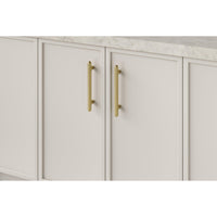 Iver Cabinet Pull Puerto Brushed Gold PVD CTC160mm