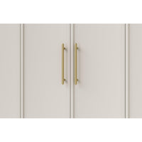 Iver Cabinet Pull Puerto Brushed Gold PVD CTC256mm