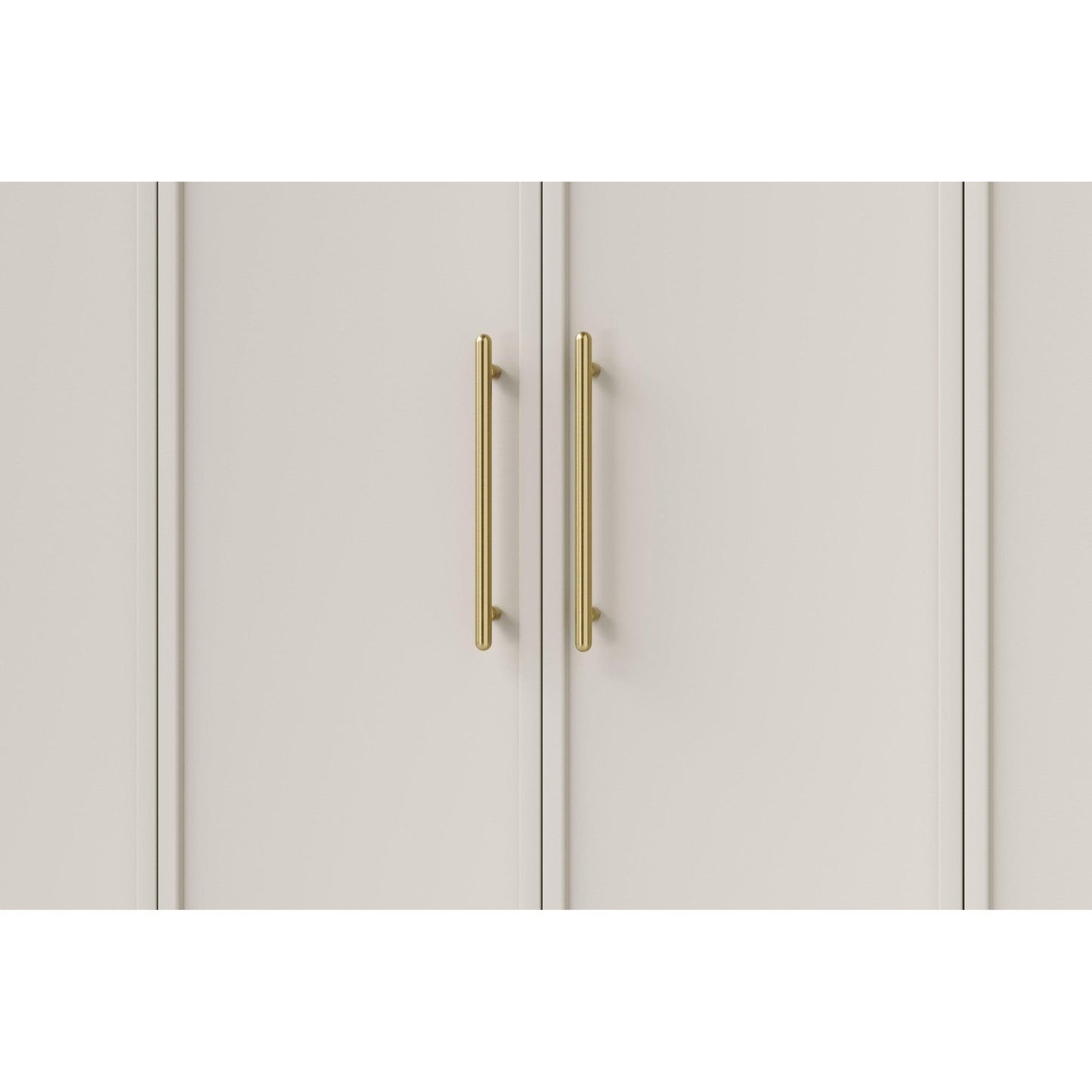 Iver Cabinet Pull Puerto Brushed Gold PVD CTC256mm