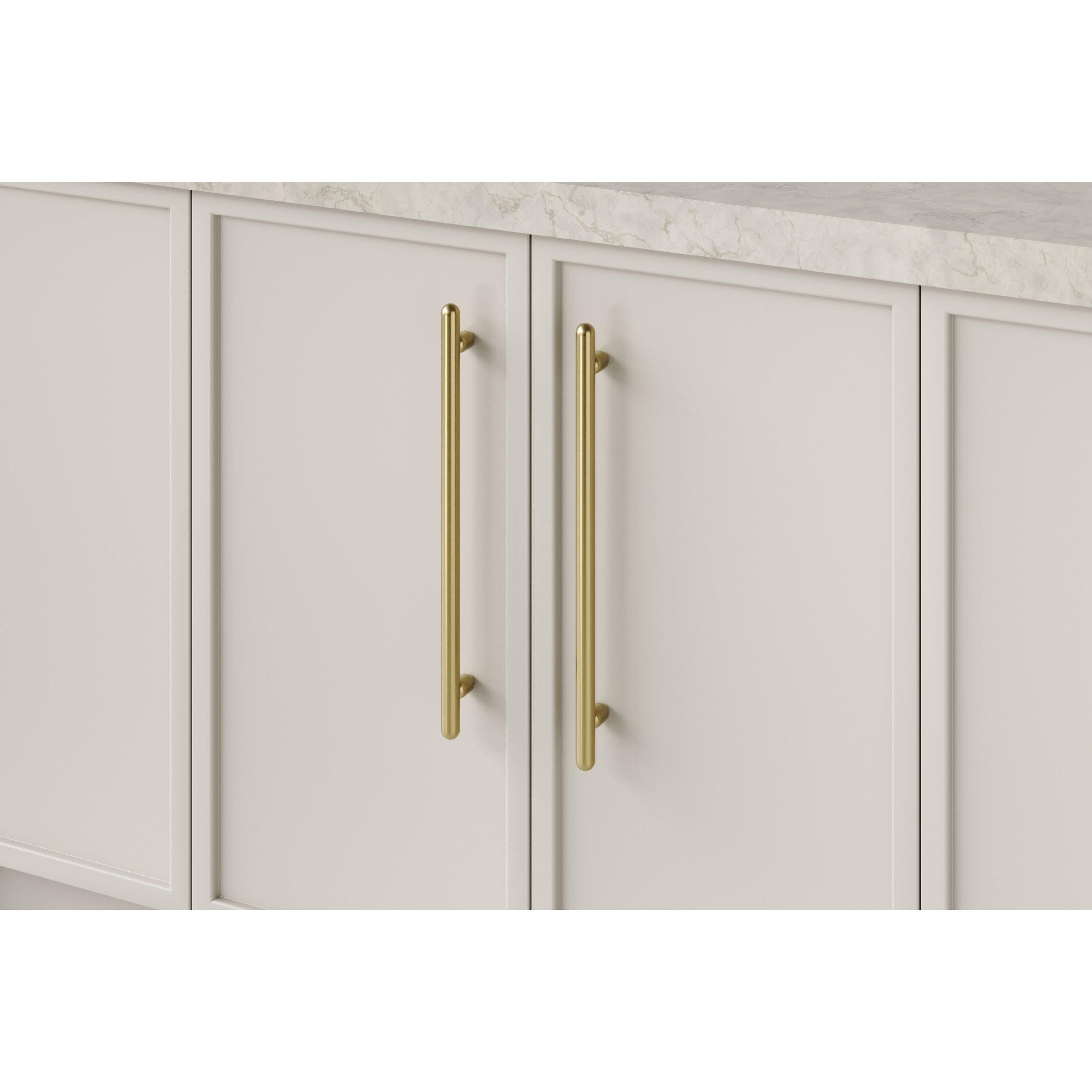 Iver Cabinet Pull Puerto Brushed Gold PVD CTC320mm