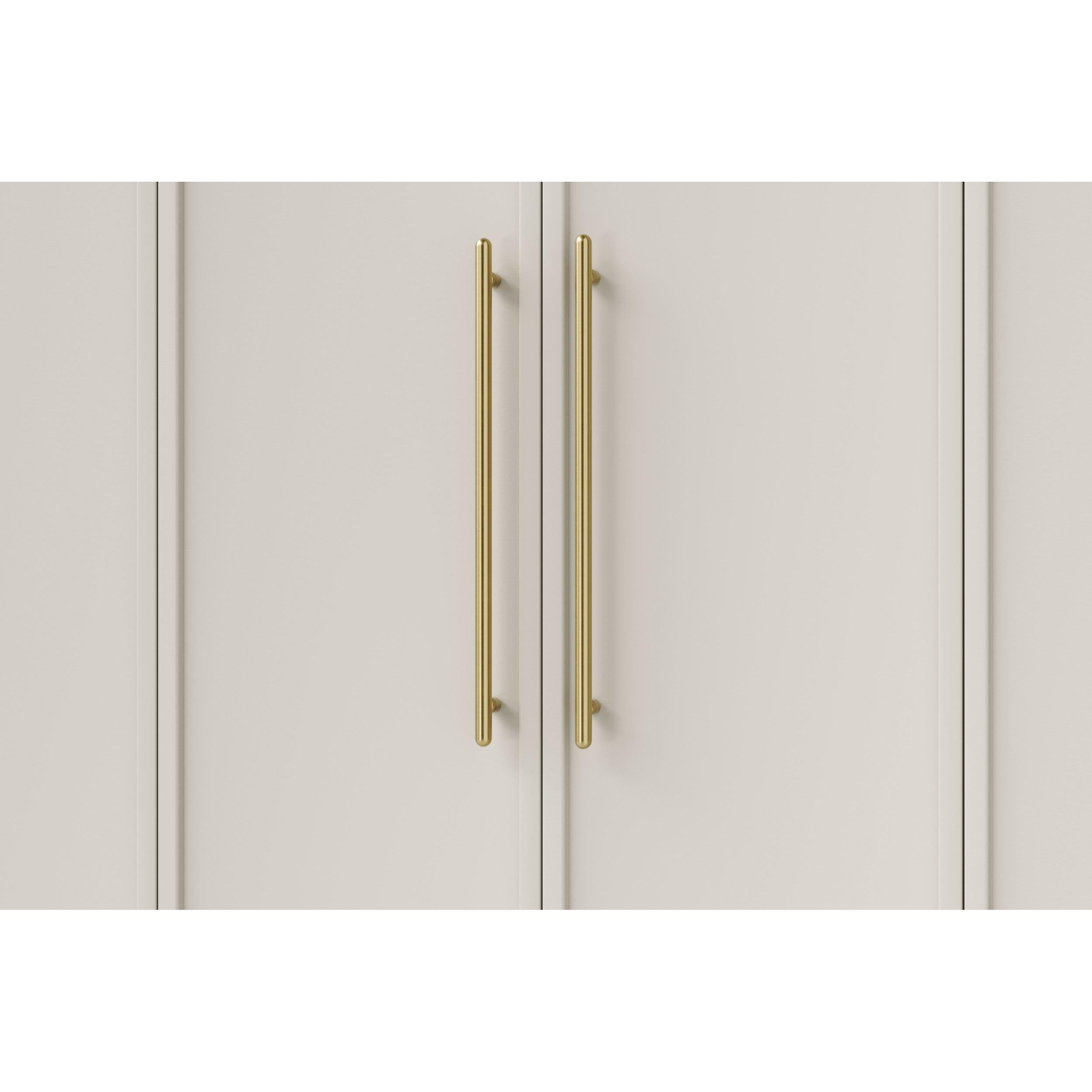 Iver Cabinet Pull Puerto Brushed Gold PVD CTC450mm
