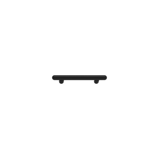 Iver Cabinet Pull Puerto Matt Black CTC128mm