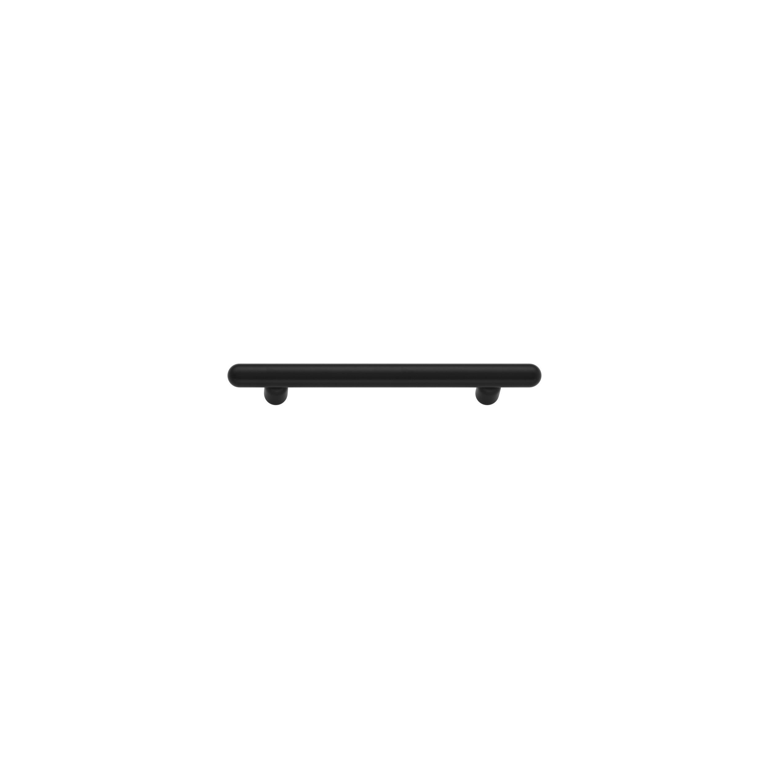 Iver Cabinet Pull Puerto Matt Black CTC160mm