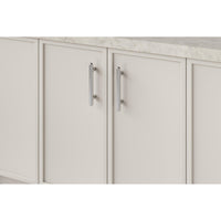 Iver Cabinet Pull Puerto Polished Chrome CTC128mm