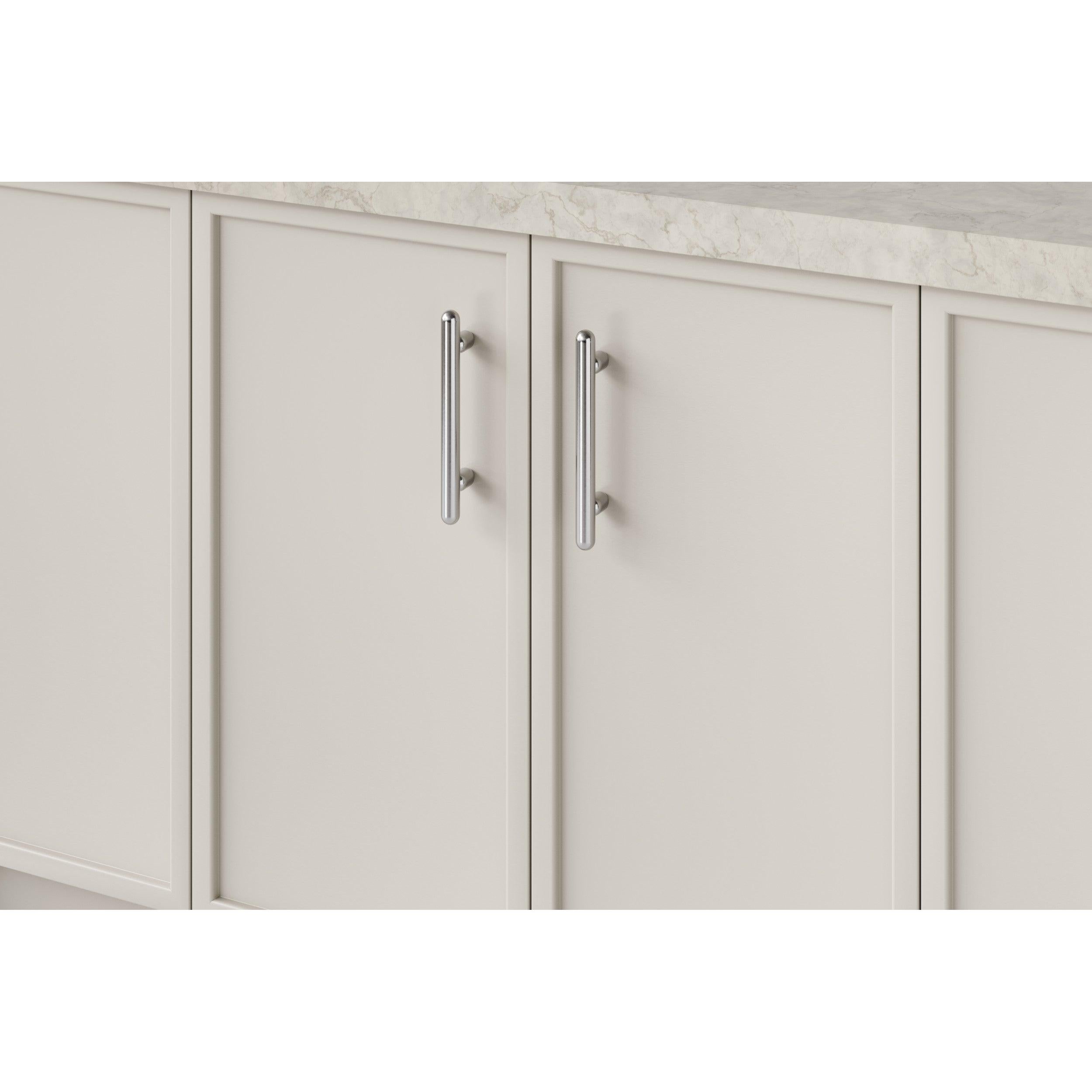 Iver Cabinet Pull Puerto Polished Chrome CTC128mm