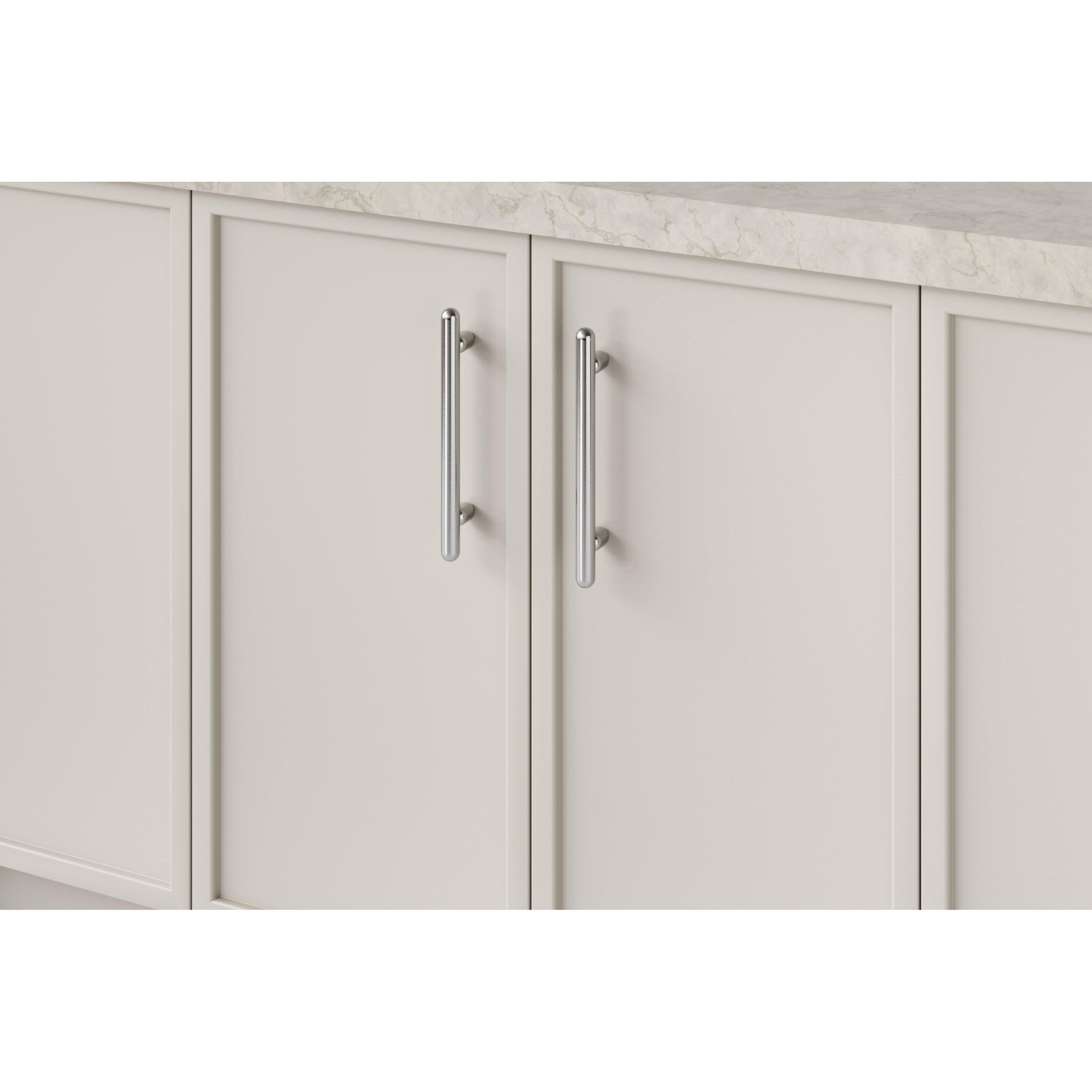 Iver Cabinet Pull Puerto Polished Chrome CTC160mm