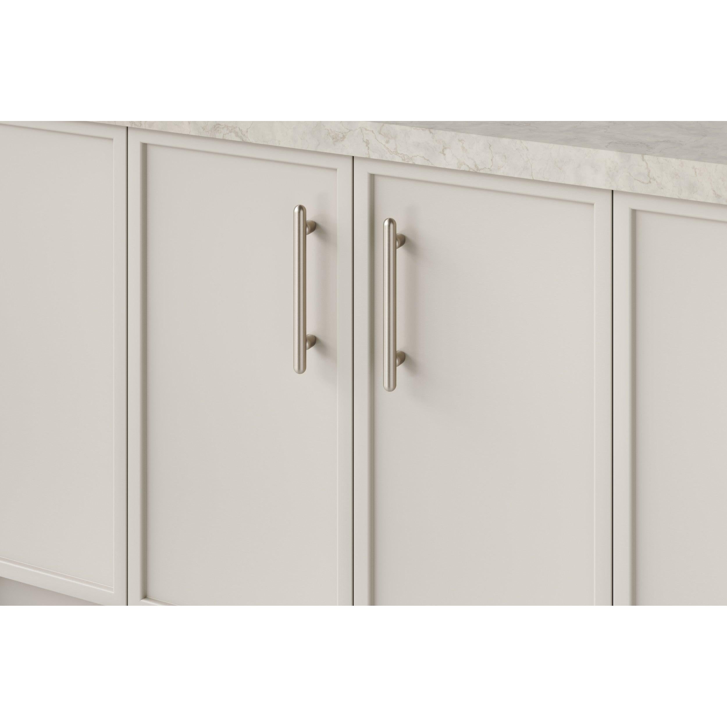 Iver Cabinet Pull Puerto Satin Nickel CTC160mm