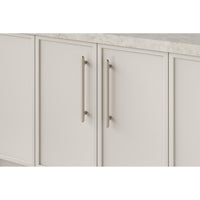 Iver Cabinet Pull Puerto Satin Nickel CTC256mm