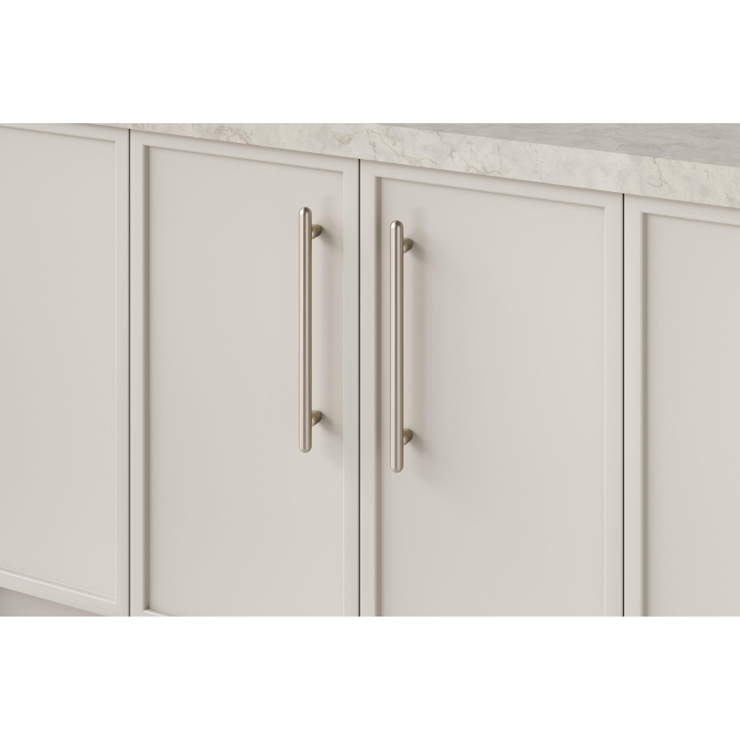 Iver Cabinet Pull Puerto Satin Nickel CTC256mm