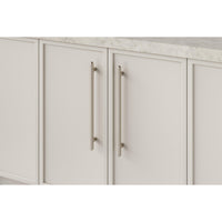 Iver Cabinet Pull Puerto Satin Nickel CTC320mm