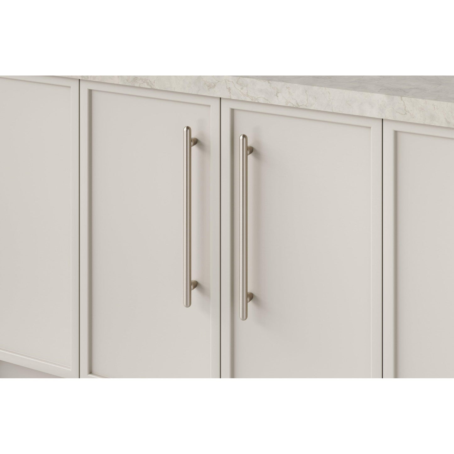 Iver Cabinet Pull Puerto Satin Nickel CTC320mm