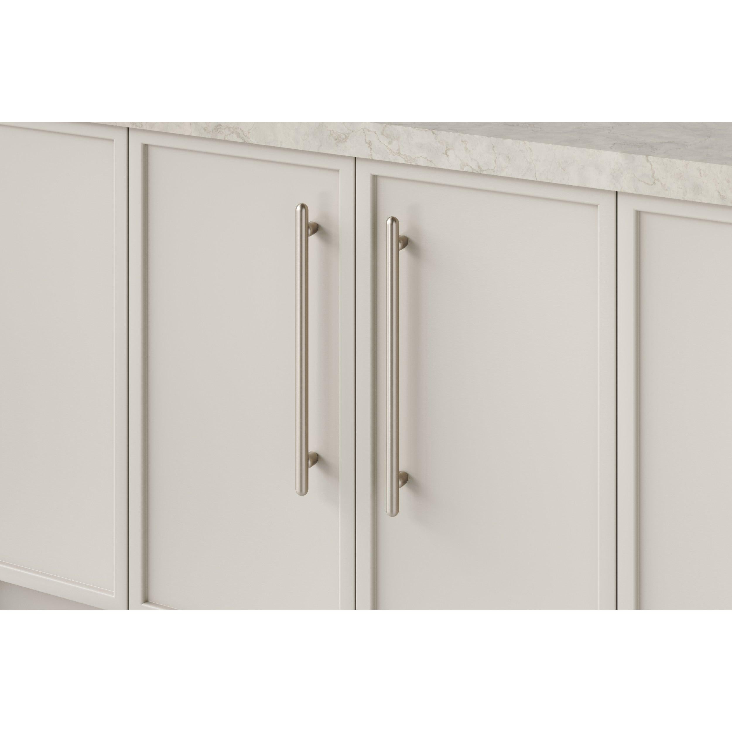 Iver Cabinet Pull Puerto Satin Nickel CTC320mm