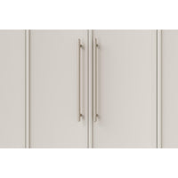 Iver Cabinet Pull Puerto Satin Nickel CTC450mm