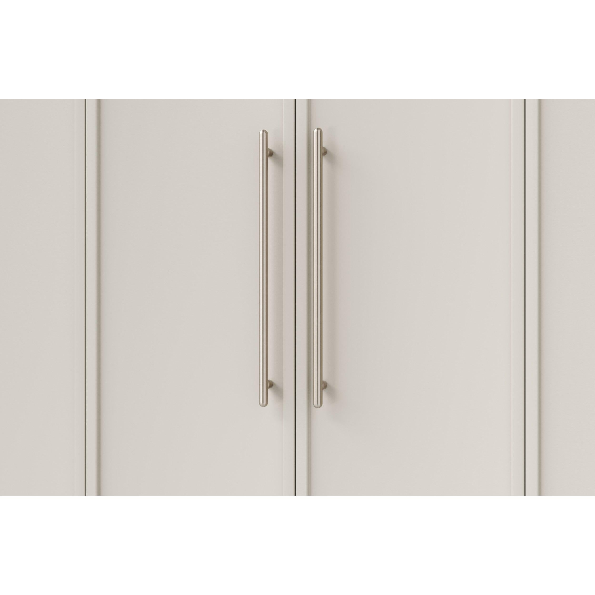 Iver Cabinet Pull Puerto Satin Nickel CTC450mm