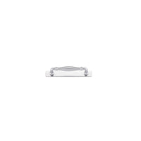 Iver Cabinet Pull Sarlat Brushed Chrome CTC128mm With Backplate