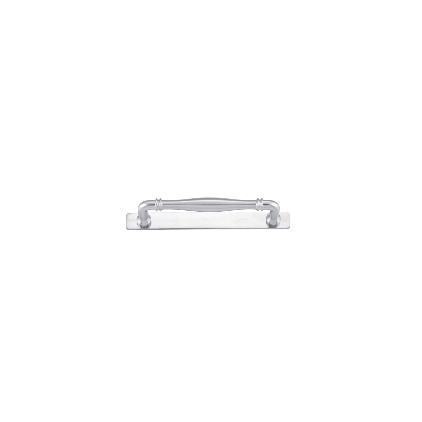 Iver Cabinet Pull Sarlat Brushed Chrome CTC160mm With Backplate