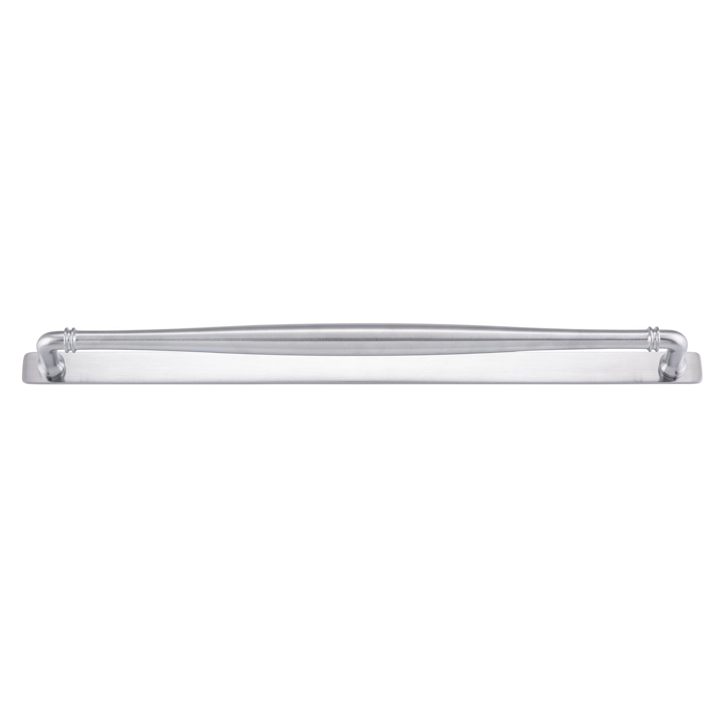 Iver Cabinet Pull Sarlat Brushed Chrome CTC450mm With Backplate