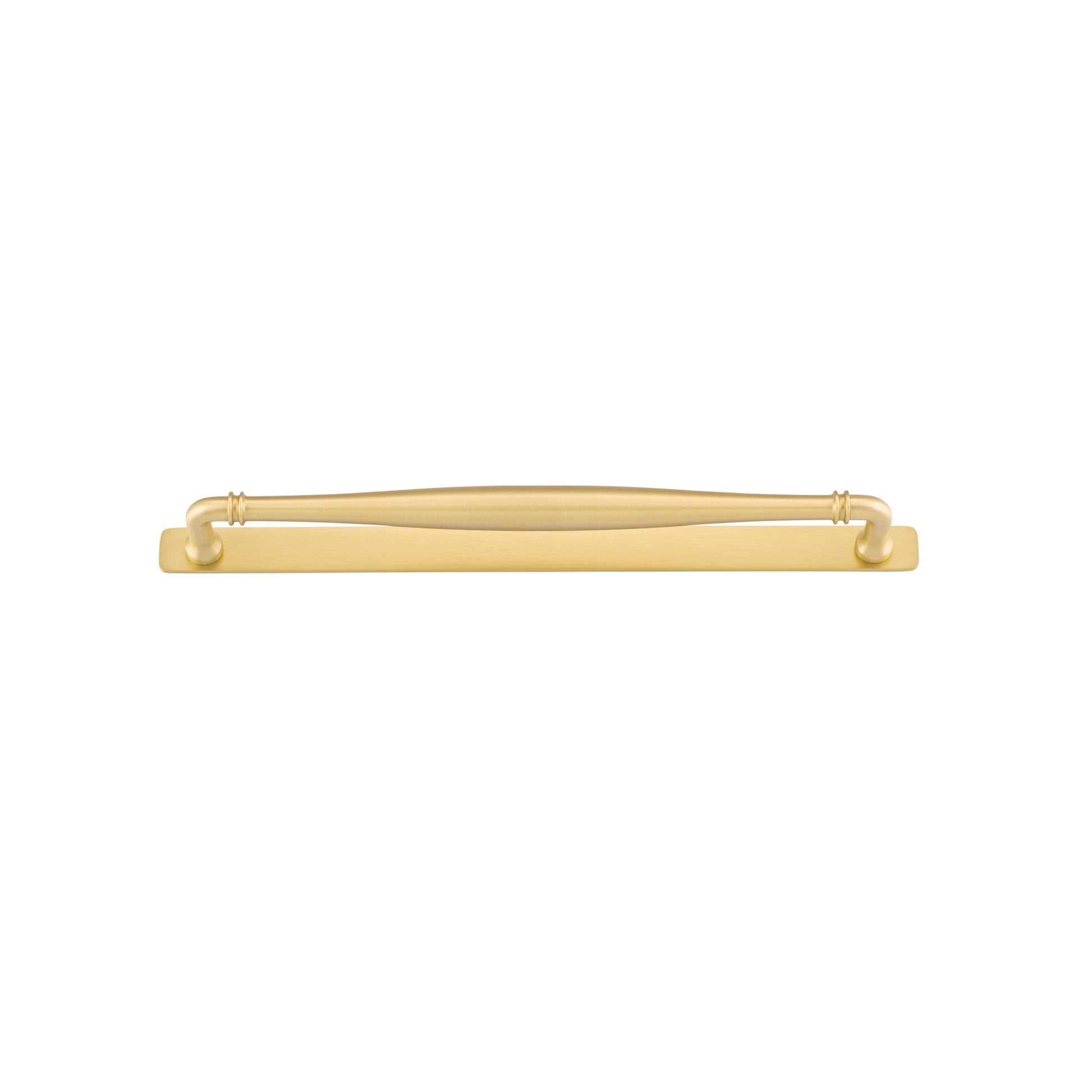Iver Cabinet Pull Sarlat Brushed Gold PVD CTC320mm With Backplate
