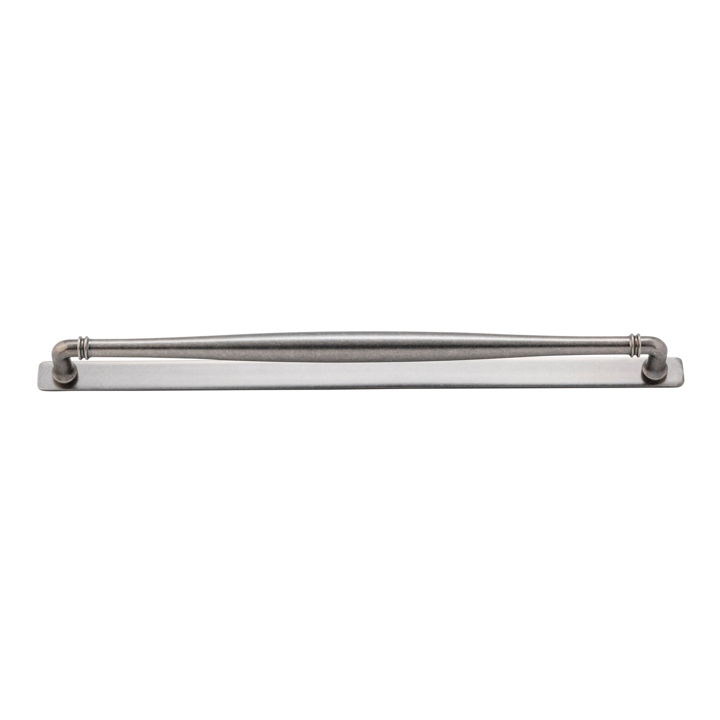 Iver Cabinet Pull Sarlat Distressed Nickel CTC450mm With Backplate