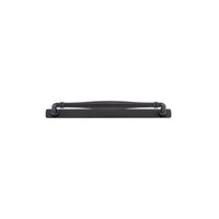 Iver Cabinet Pull Sarlat Matt Black CTC256mm With Backplate