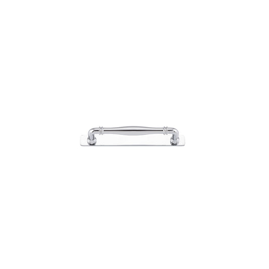 Iver Cabinet Pull Sarlat Polished Chrome CTC160mm With Backplate