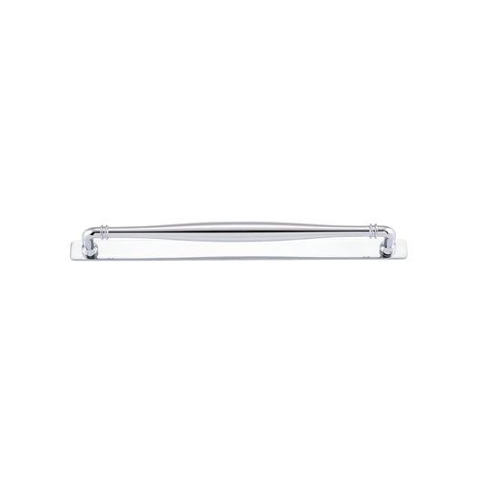 Iver Cabinet Pull Sarlat Polished Chrome CTC320mm With Backplate