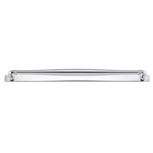 Iver Cabinet Pull Sarlat Polished Chrome CTC450mm With Backplate