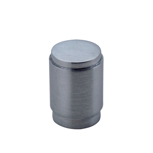 Iver Cupboard Knob Berlin Brushed Chrome P28xD20mm